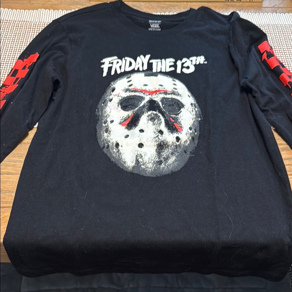 Vans Black Long Sleeve Shirt